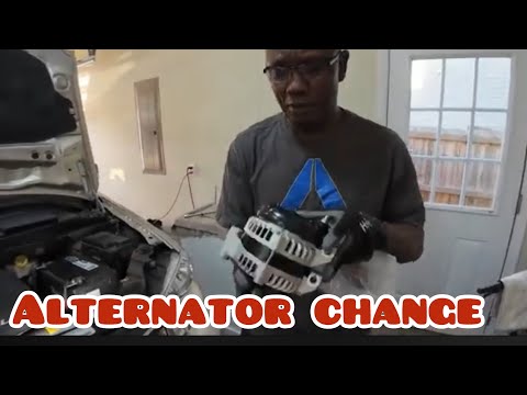 Changing out an Alternator #automechanics #chryslertownandcountry #enginework