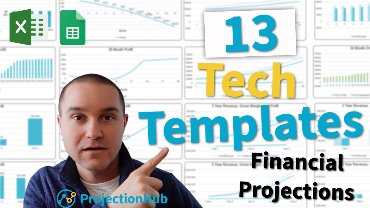 Financial Projection Templates for TECH STARTUPS & SCALEUPS (13 Templates!!)