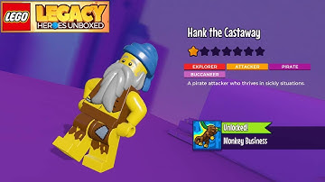 [*/\*] LEGO Legacy: Heroes Unboxed - Hank the Castaway (Pirate)