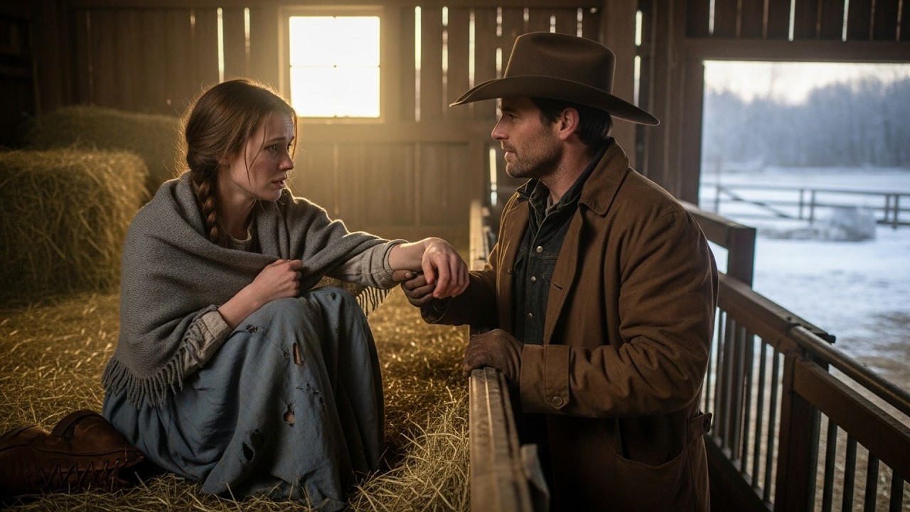 Her Mother-In-Law Locked Her Out Every Winter Night, The Cowboy Found Her Sleeping In His Barn