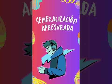 Video: ¿Qué es una generalización apresurada?