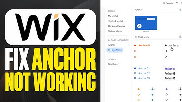How To Fix WIX Anchor Not Working (2025)