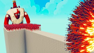 300x Spartans + 1x GIANT vs EVERY GODS - Totally Accurate Battle Simulator.