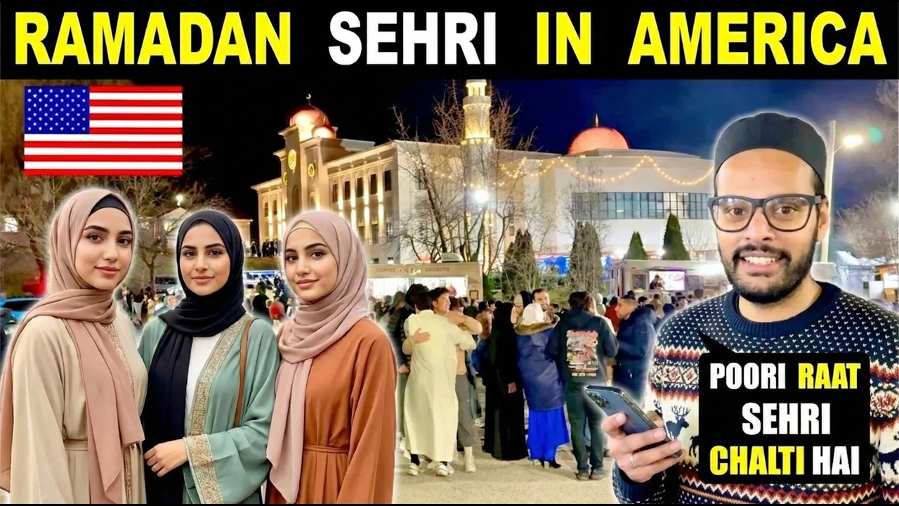 RAMADAN SEHRI IN AMERICA 2026 🇺🇸 | All Night Sehri In USA | Iftar In USA | Indian In USA