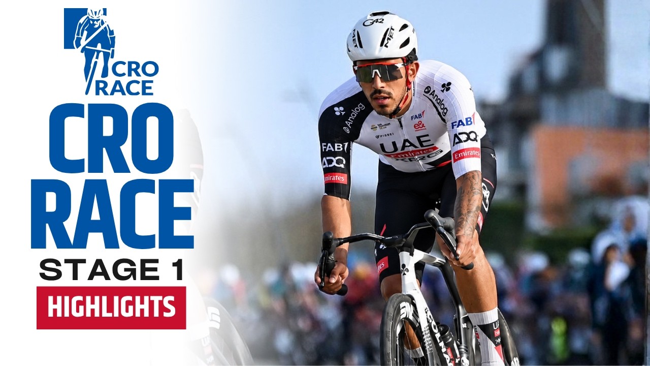 Caught With Just 300m To Go?! | CRO Race 2026 | Stage 1 | Highlights