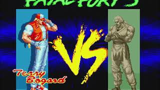 Fatal Fury 3: Jogue no modo Little Fighters  (Jogadores pequeninos) neo geo CD screenshot 3