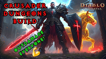 CRUSADER DUNGEONS BUILD - Outdamage Everyone! - Diablo Immortal