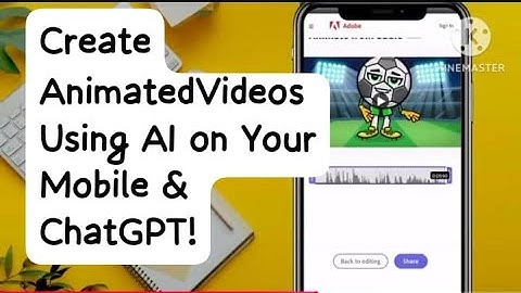 Create animated videos using AI from your mobile phone & ChatGPT #AIVideoEditing #TrendingNow #ai 