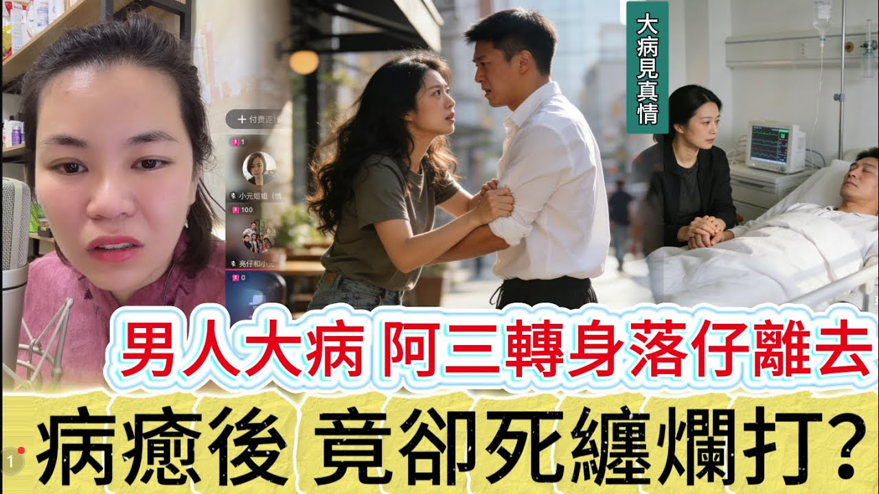 男人大病 阿三轉身落仔離去，病癒後竟卻死纏爛打？#情感 #廣東話 #情感故事 #分享 #婚姻 #諸事姐