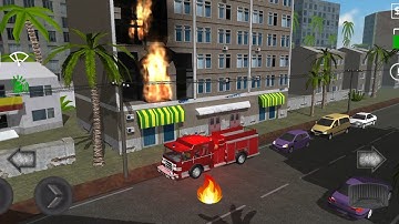 Fire Engine Simulator Game Part 7 #2024 #fire #engine #simulator #truck #viral #viralgames #driving