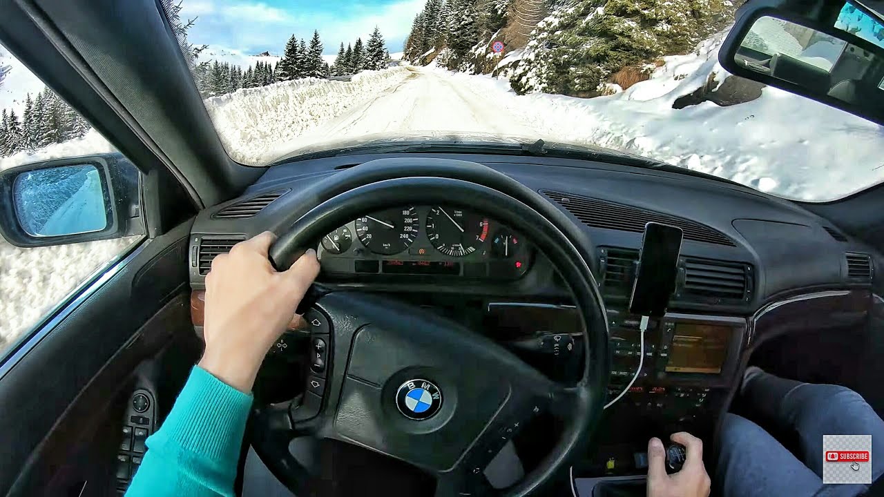 Pov Drive BMW 740i E38 Manual Drifting 