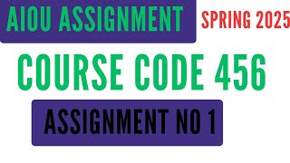 AIOU Code 456 Solved Assignment No. 1 | Spring 2025 | Business Taxation | Level: AD, B.Com Wealth