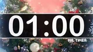 1 Minute Timer with Christmas Music - Jingle Bells - Instrumental Christmas Music for Kids!