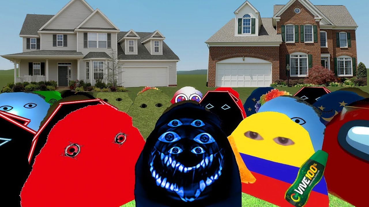 Разгневанная семья Мунчи против домов в Garry's Mod! (Парк 113)