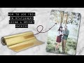 Diy how to add gold foil to cards wedding stationery invitations using your cricut machine