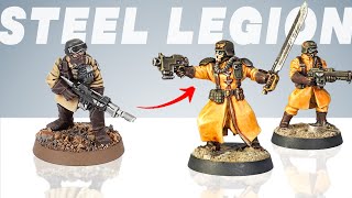 KITBASHING my CUSTOM 40k Steel Legion army!!