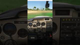 #landing #aerodrome base ULM OLOCAU #cessna152