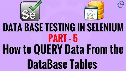 5. How to READ or QUERY Data From the  DataBase Tables - MySql