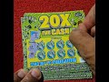 20x The Cash $2 FL Lottery Scratch Tickets x 5 #shorts #lottery #lotto #scratchoffs #gamble #fllotto