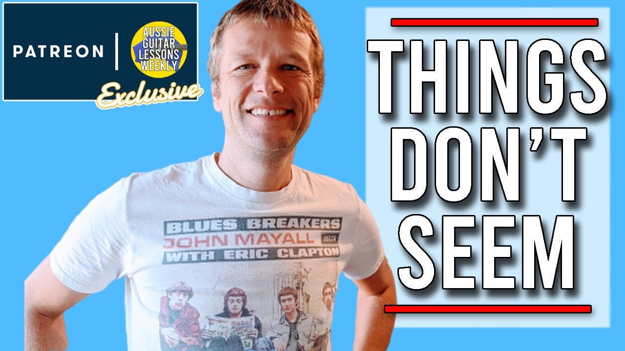 Things Don't Seem Guitar Lesson | Australian Crawl