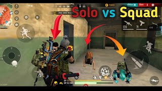 Solo vs squad game play #garenafreefire @Life all Gaming