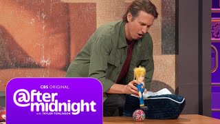 Pete Holmes Reenacts the Moon Landing with Cat Toys