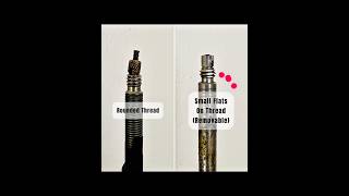 Today I replaced a new set of Presta Valve Core.