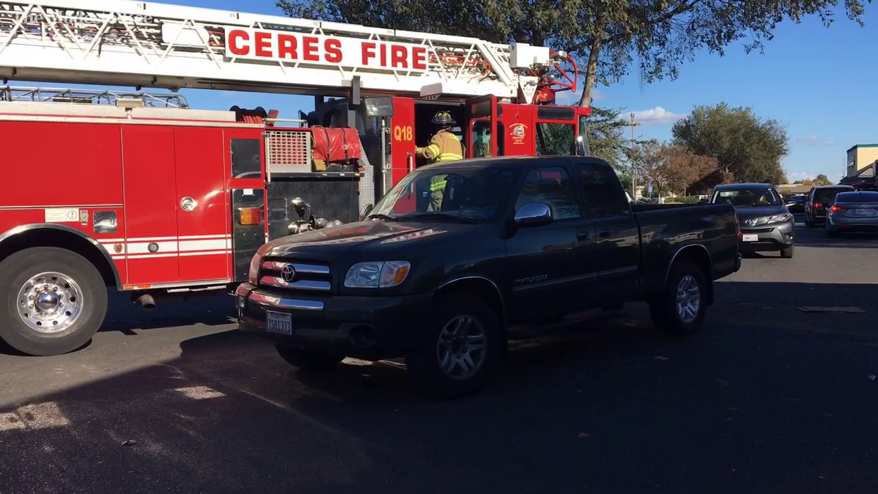 Car crashes through State Farm building in Ceres YouTube