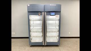 Helmer Double Glass Door Lab Refrigerator ID 30688