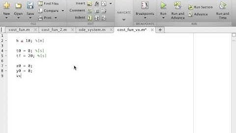 Shooting method for solving two-point boundary value problem