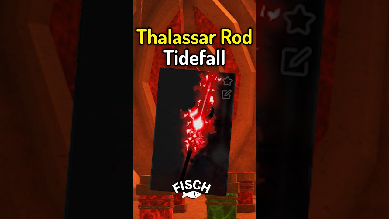 How To Get Thalassar’s Ruin Rod in Roblox Fisch Tidefall Essence Brine Storms