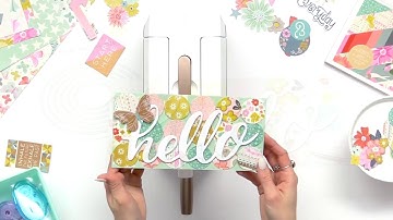 How to Use Nested Circle Dies to Create Backgrounds for Cards and Layouts