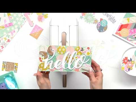 How to Use Nested Circle Dies to Create Backgrounds for Cards and Layouts
