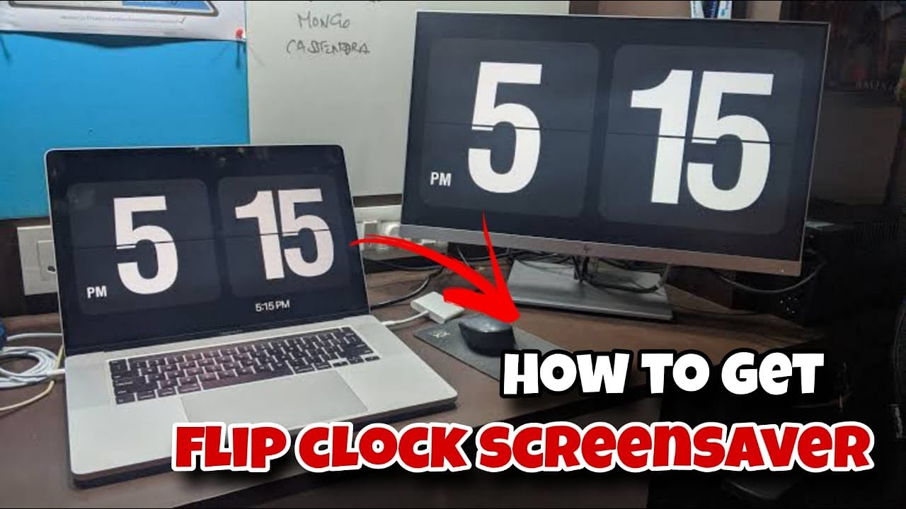How to Get Flip Clock Screensaver in your PC or Laptop - YouTube