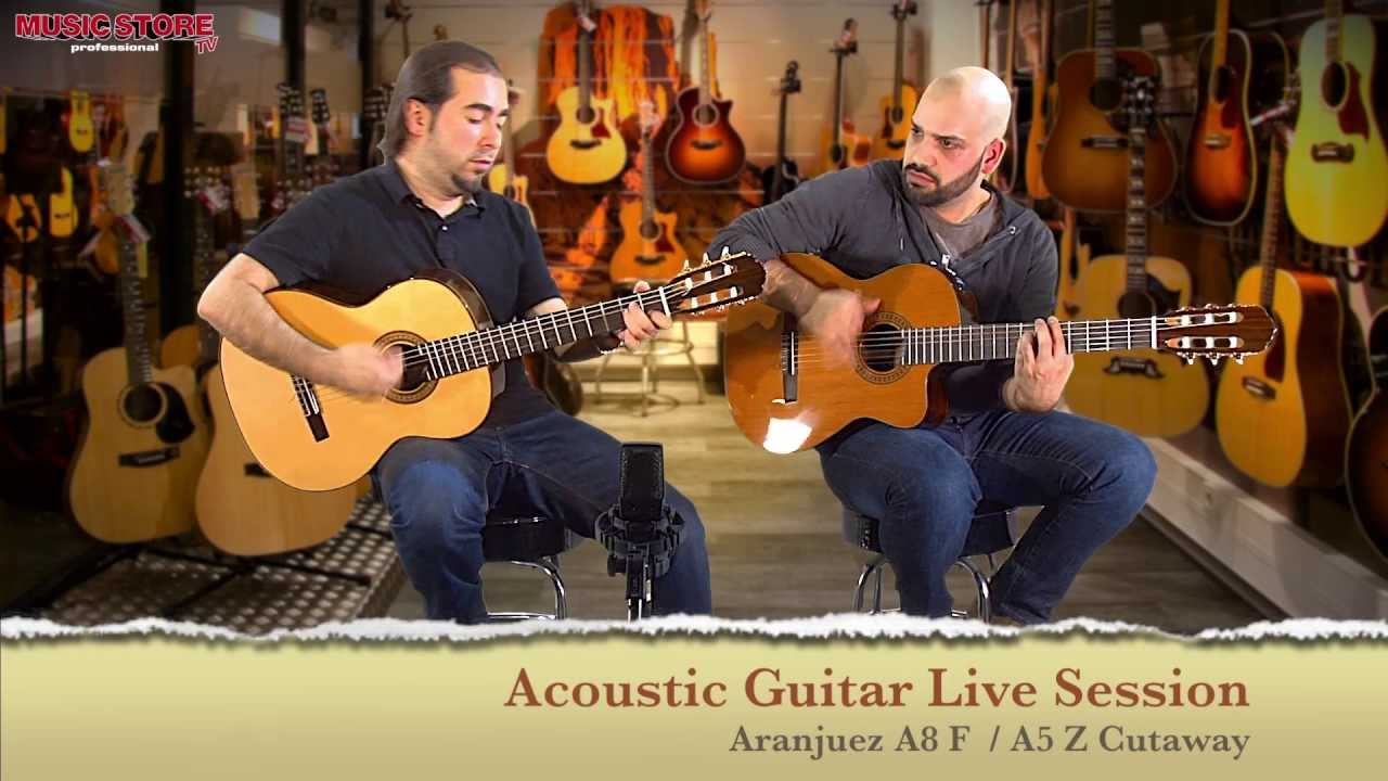 Acoustic Guitar Live Session Music Store YouTube