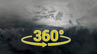 Famous Flying above the Grey Clouds 360 Panoramic 360 VR 6K Realistic Background Footage Net Worth