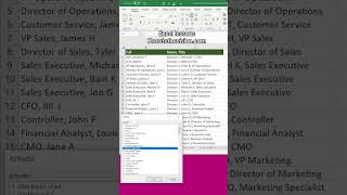 Excel quick search tabs instead of scrolling trick #tutorial #exceltips #exceltricks