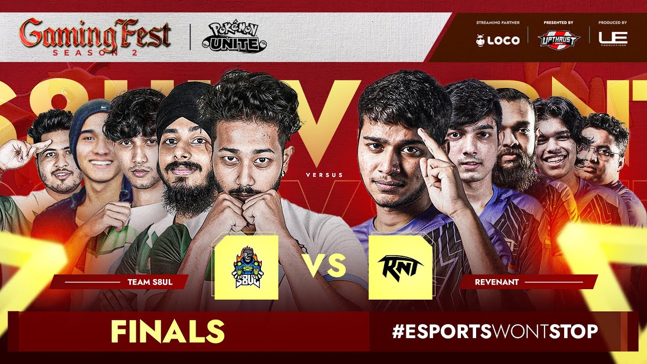 Gaming Fest Season - 2 | S8UL VS Revenant | BO5 | Pokemon Unite Finals