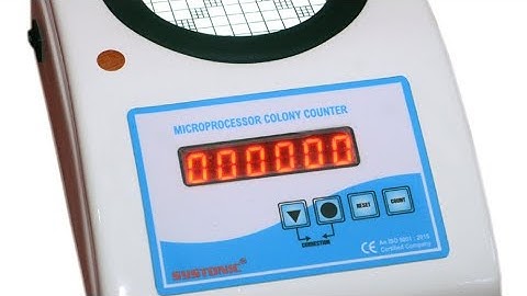 Demo of Colony Counter S-961 six digits || #demo #systonic #colonycounter #digital