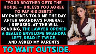 At the Will Reading My Parents Stayed Calm — Until the Lawyer Opened One Sealed Envelope