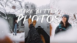 4 TIPS for Better PHOTOS in the SNOW! (Winter Wonderland)