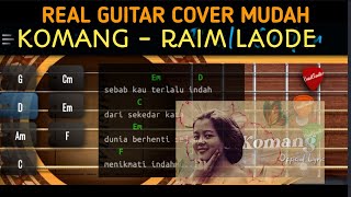 TUTORIAL REAL GUITAR KOMANG - RAIM LAODE