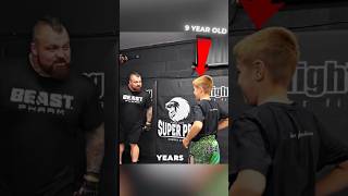 9-Year-Old Kicks Eddie Hall