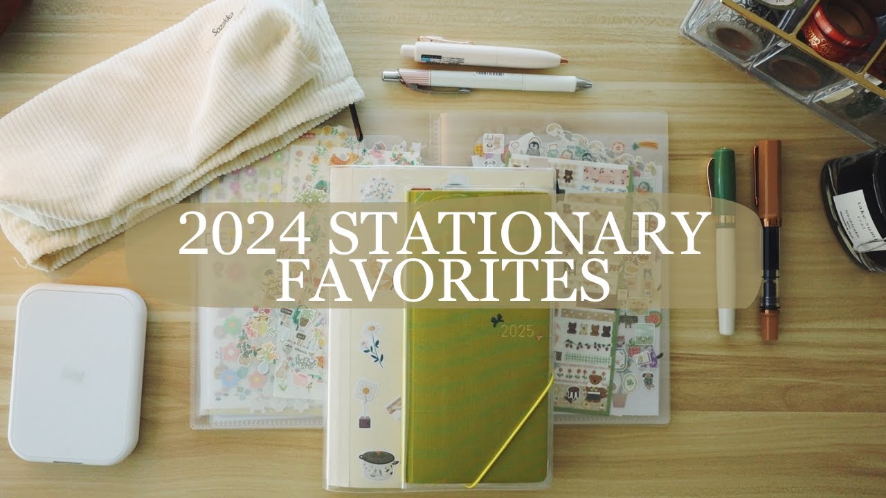 2024 STATIONERY FAVORITES // pouches, pens, stickers & printers!