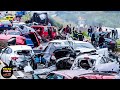 INSANE CAR CRASHES COMPILATION 2024 - IDIOT IN CAR/ TRUCK | Near Miss Caught On Camera