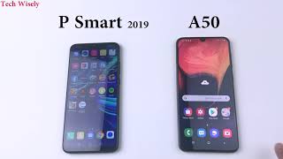 SAMSUNG A50 vs Huawei P Smart 2019 | Speed Test Comparison