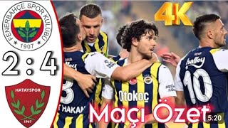 Fenerbahçe 4-2 Hatayspor Maç Özeti Leri Izle
