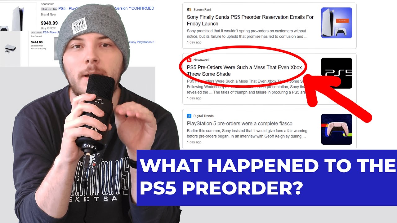PS5 Preorder Disaster - What Happened?