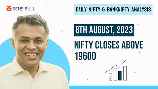 Nifty, Banknifty and USDINR Analysis for tomorrow 8 Aug