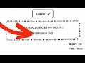 Organic Chemistry: Intermolecular Forces Grade 12 Memo Prelim 2023